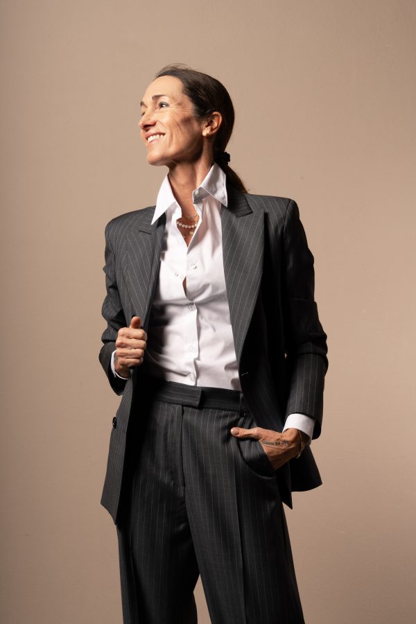 Pinstripe suit