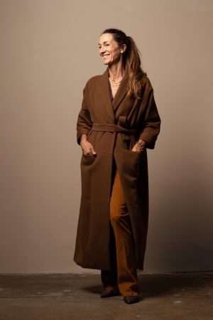 Eggy Caban Long Shawl collar